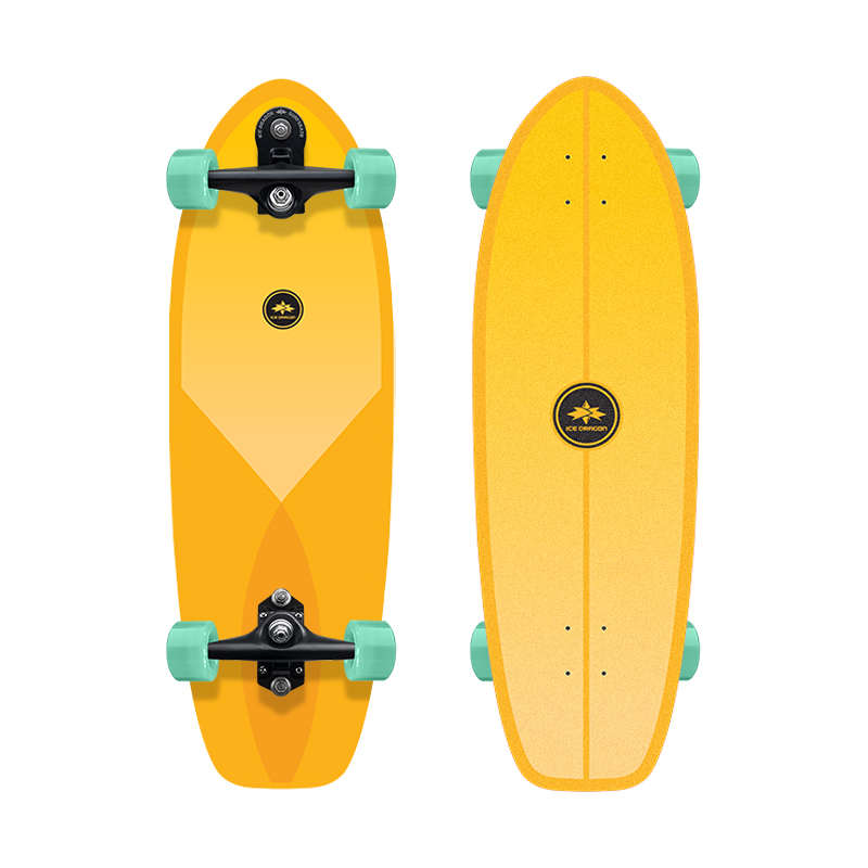 [B7-2.0 SPRING BRIDGE] 32 INCHES - PUGGY ISLAND - GREEN WHEEL